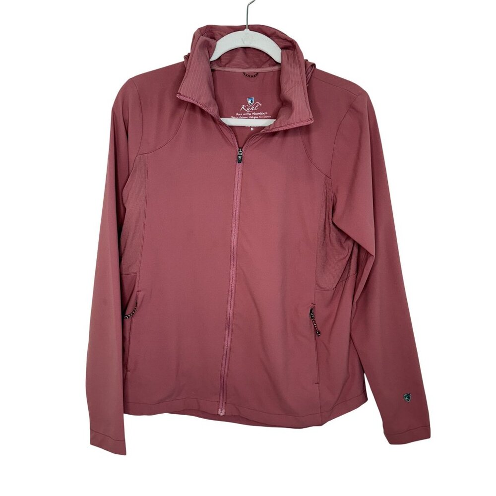 Kuhl Desert Pink Bandita Lightweight Hooded Full Zip Jacket, M - Picture 2 of 14